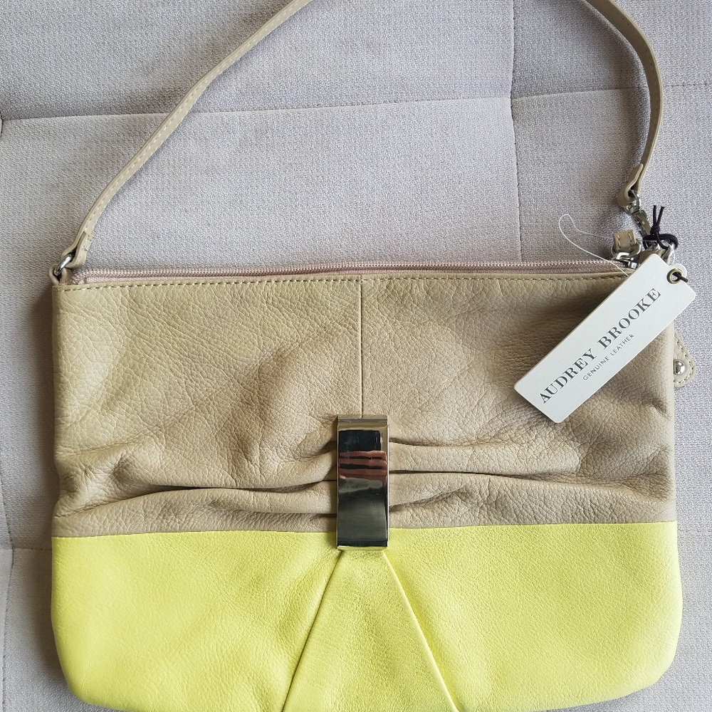 Audrey Brooke leather purse